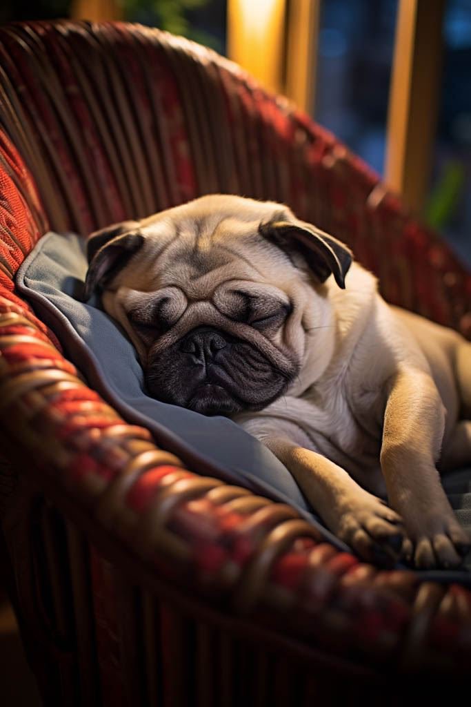 Schlafener Mops - MJ