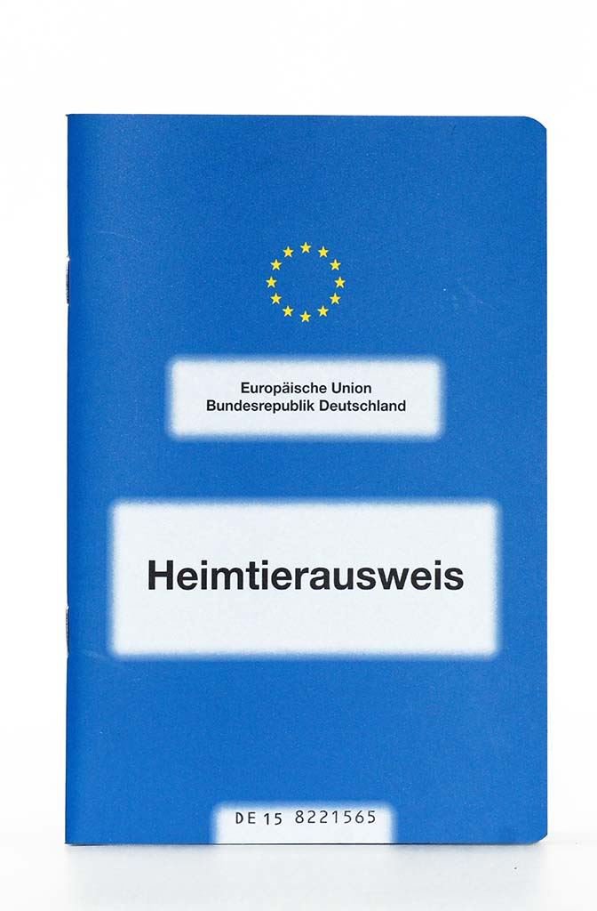 Der blaue EU-Heimtierausweis